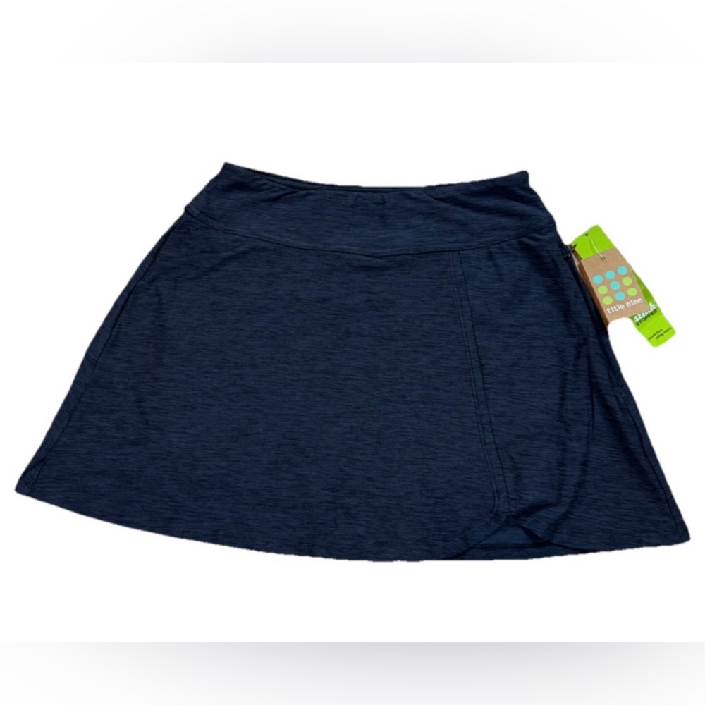 NWT Title Nine Flora Skort Size S Black Activewear Athletic Skirt 610910 Golf